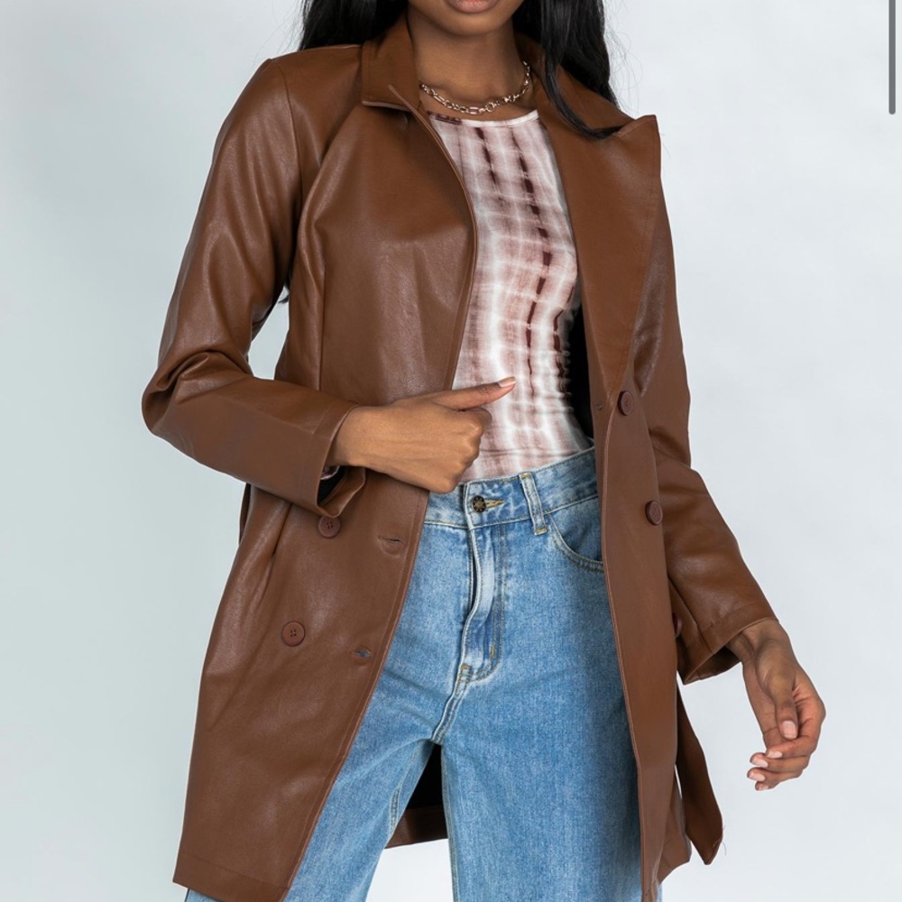 Princess Polly Riley Jacket Brown